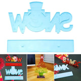 DIY Pendant Merry Christmas Hanging Xmas Ornament Silicone Mould