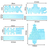 DIY Pendant Merry Christmas Hanging Xmas Ornament Silicone Mould