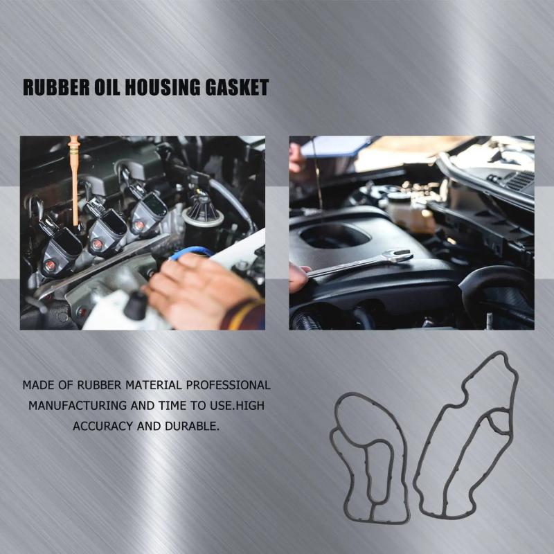 2Pcs Rubber Filter Housing Gasket for ML320 ML350 R320 Sprinter