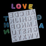 Alphabet Type Ornaments Resin Mold DIY Jewelry Making Accessories