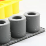 Concrete Succulent Pot Mold with 4 Holes - DIY Pen Holder Craft Mold