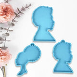 Keychain Casting Silicone Mould DIY Crafts Jewelry Pendant Making Tools