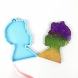 Keychain Casting Silicone Mould DIY Crafts Jewelry Pendant Making Tools