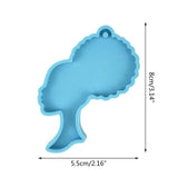 Keychain Casting Silicone Mould DIY Crafts Jewelry Pendant Making Tools
