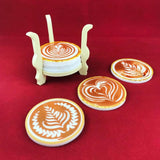 Crystal Epoxy Resin Coaster Holder Silicone Mould DIY Desktop Decoration