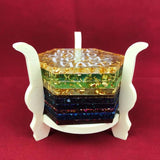 Crystal Epoxy Resin Coaster Holder Silicone Mould DIY Desktop Decoration