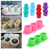 3-In-1 Flowerpot Silicone Mold for DIY Cement Pot Making