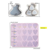 Guitar Pick Silicone Mold for DIY Craft Tool Musical Accessories
