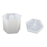 Resin Molds Square Hex Cylinder Silicone Lamp Holder Casting Home Decor