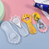 DIY Cat Claw Bottle Opener Silicone Mold Jewelry Craft