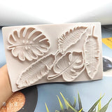 Feather Shape Silicone Mold for DIY Clay Plaster Chocolate Cake Baking