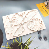 Feather Shape Silicone Mold for DIY Clay Plaster Chocolate Cake Baking