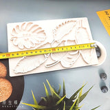 Feather Shape Silicone Mold for DIY Clay Plaster Chocolate Cake Baking