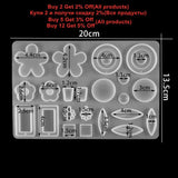 Crystal Earring Resin Mold for Jewelry Making