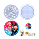 Mr & Mrs Silicone Resin Jewelry Molds for Keychain & Pendants