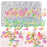 Alphabet Keychain Silicone Mold for DIY Craft