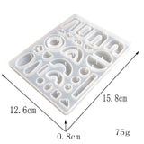 Resin Mold Crystal Earrings Pendant Silicone Mold