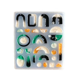 Resin Mold Crystal Earrings Pendant Silicone Mold