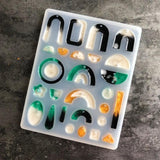 Resin Mold Crystal Earrings Pendant Silicone Mold