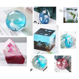 16 Pcs Crystal Ocean Resin 3D Jellyfish Modeling Kit