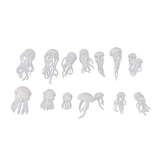 16 Pcs Crystal Ocean Resin 3D Jellyfish Modeling Kit