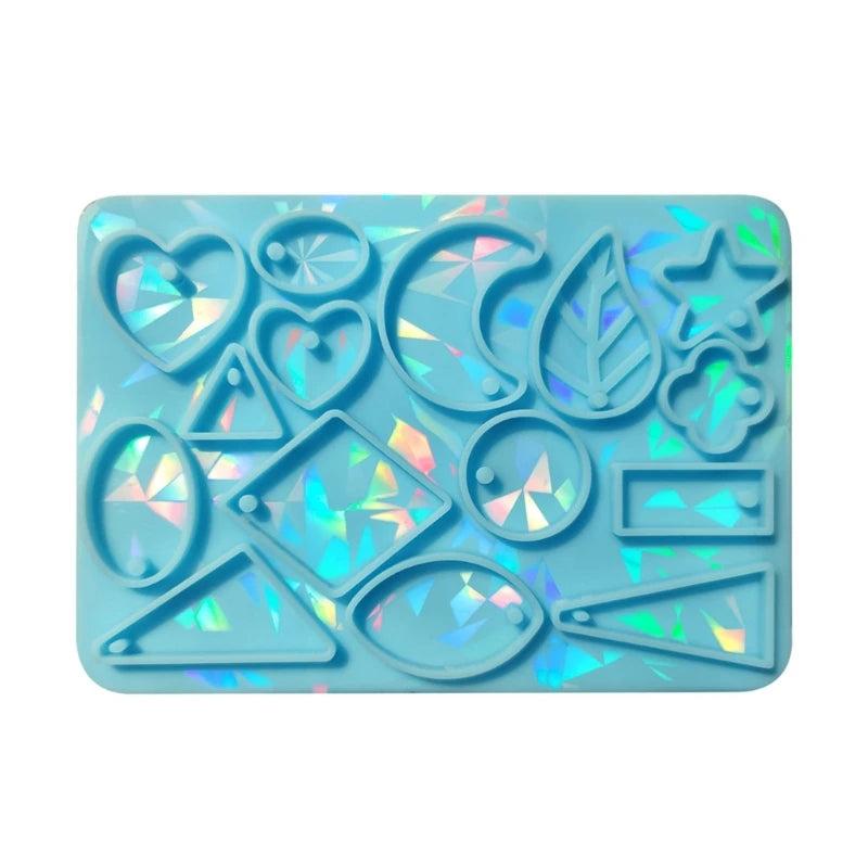 Holographic Keychain Silicone Mold for DIY Crafts