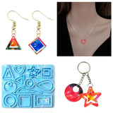 Holographic Keychain Silicone Mold for DIY Crafts