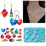 Holographic Keychain Silicone Mold for DIY Crafts