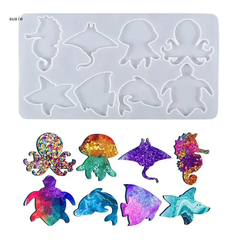 Animal Silicone Mold for Keychain Car Pendant Home Decors