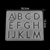 Uppercase Letter Silicone Molds for DIY Crafts Jewelry Making