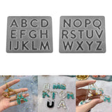 Uppercase Letter Silicone Molds for DIY Crafts Jewelry Making