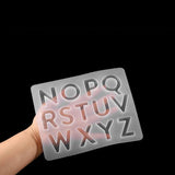 Uppercase Letter Silicone Molds for DIY Crafts Jewelry Making