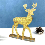 2Pcs Christmas Deer Resin Molds Set for DIY Craft Table Ornament Home Decor