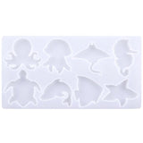 Silicone Keychain Mould Marine Animals DIY Clay Mold