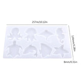 Silicone Keychain Mould Marine Animals DIY Clay Mold