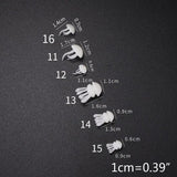16 Pcs Ocean Resin 3D Jellyfish DIY Craft Accessories UV Filler