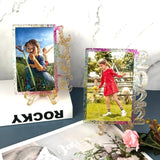 Silicone Clock Storage Stand Mold Epoxy Photo Frame Mold
