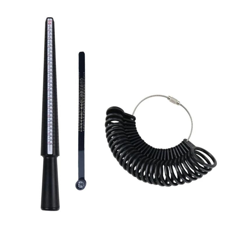 Ring Sizer Measuring Tool Set Finger Sizer Mandrel Ring Sizer