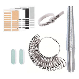Ring Sizer Measuring Tool Set Finger Sizer Mandrel Ring Sizer