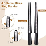 Ring Sizer Measuring Tool Set Finger Sizer Mandrel Ring Sizer