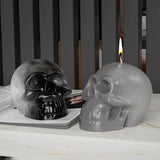 3D Skull Plaster Mold for Resin Casting Halloween Party Supplies