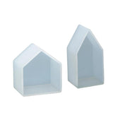 Small House Silicone Mold DIY Three-dimensional Dried Flower Ornaments