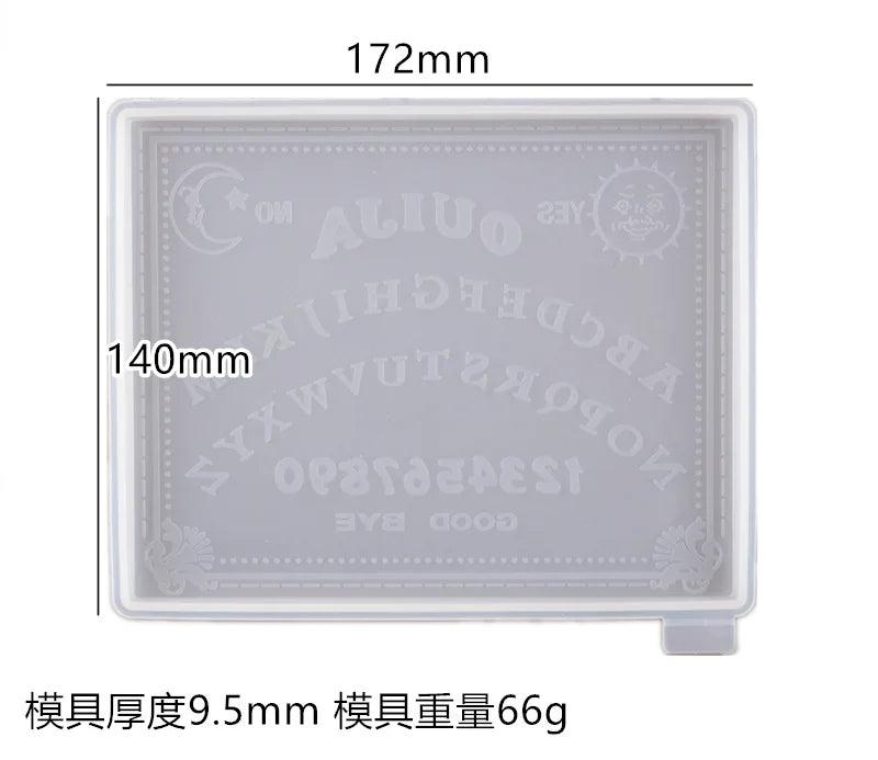 Crystal Epoxy Resin Mold Divination Board Silicone Mirror Mold Swing Table Mold
