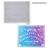 Crystal Epoxy Resin Mold Divination Board Silicone Mirror Mold Swing Table Mold