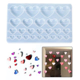 Heart Patch Beads Silicone Mold for DIY Epoxy Resin Pendants