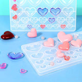 Heart Patch Beads Silicone Mold for DIY Epoxy Resin Pendants