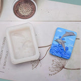 Silicone Mold Resin Epoxy DIY Making Dolphin Craft Pendant Tool