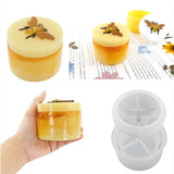 Mirror Silicone Mold for Bee Honey Jar Jewelry Box