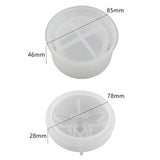 Mirror Silicone Mold for Bee Honey Jar Jewelry Box