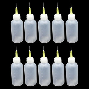 10Pcs Epoxy Resin Mold Small Gaps Color Bottles Syringe Needle Craft Tools
